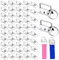 TINA.WIN 60 StüCk Lanyard Blank, 32mm SchlüSselanhäNger FüR SchlüSselanhäNger, Charm Armband, Diy Handmade Lanyard Hardware