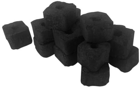 BESPORTBLE Charbon De Bois Sans Fumée Pour Barbecue Portable Extérieur, Mini Morceaux De Bambou 1 Kg, Chauffe Efficacement Pour Cuisson, Infusion De Thé Et Réchauffage En Camping