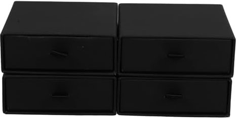 BEBEMOKO 4stücke Schmuckverpackung Schmuckschatulle Papier Für Halskette Ohrringe Und Schwarze Box Aufbewahrung Und Geschenkverpackung
