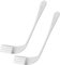 Holibanna Fourchettes Ergonomiques Inoxydable Pour Repas Assistés Lot De Fourches Inclinées Pour Personnes Âgées Et Malades Aide à Alimentation Gauche
