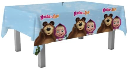 BeenSmile, Masha y el Oso Cumpleaños, Decoración cumpleaños, Desde Guirnalda de Cumpleaños, Piñata de Cumpleaños, Hasta Servilletas para tu Fiesta Temática de Masha y el Oso (Mantel)