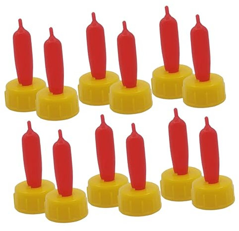 PHENOFICE 12pcs Lamb Milk Drink Bottles Nipples for Newborn Soft Nipples for Feeding Bottles Feeder for Breeding Farms