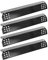 Cpolebev Plaque Chauffante de Remplacement en Acier Porcelaine pour Four Nexgrill 720-0830H, Grill Master 720-0697 - Lot de 4