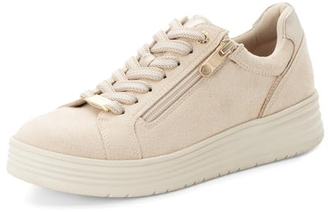 MARCO TOZZI Damen Sneaker weiches Feel Me Wechselfußbett weiches Innenfutter Modern