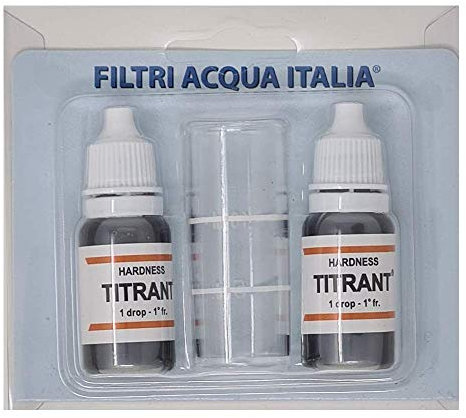 Titrant Kit d'analyse de dureté de l'eau (Grades Français) pour mesurer le calcaire Lot de 2 pièces