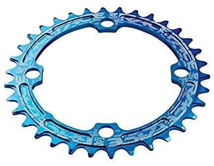 Race Face Rnw104x32blu RNW104X32BLU-Plato para Pedales Unisex, Color Azul, 26T