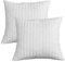 EVERGREENWEB Angebot! 2er Set Kissen 100% Memory Flocken 80x80 cm, 15 cm Hoch, Ideal gegen Nackenschmerzen, Weiß Atmungsaktiver Bezug, 2 Kissen Seife Modell, Geeignet für alle Matratzen und Betten