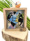 MC-Trend Spardose Reisekasse 15x15x5cm Holz/Glas für Urlaub Reise Weltreise Traumreise Kurzurlaub Wünsche Travel the World Sparschwein Sparbüchse Geld Geschenk Idee Weltkarte Sommerurlaub