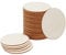 Thiecoc Sperrholz Runde Holzscheiben zum Basteln (30er Pack) - Runde Holzscheiben 10 cm Durchmesser - 2 mm Dick - Natürliche Holzplatte Rund Ausschnitte für Untersetzer & zum Basteln