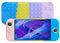 SDTEK Custodia Per Nintendo Switch OLED, Bubble Pop Case Cover Silicone Fidget (Arcobaleno)