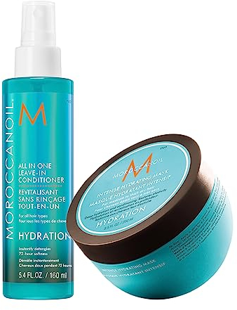 Moroccanoil All In One Leave In Conditioner, 160ml & Intense Hydrating Mask, 250ml