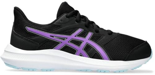 ASICS Jolt 4 Gs Sneaker, Black Cyber Grape, 40 EU