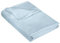 ROYALE LINENS 4-teiliges Bettwäsche-Set für Queensize-Betten aus 100 % amerikanischer Baumwolle mit Fadenzahl 400 – Spannbetttuch, Bettlaken, Kissenbezug (Karibikblau, Doppelbett-Bettlaken)