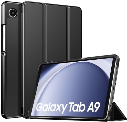 TiMOVO Case for Samsung Galaxy Tab A9 8.7 Inch 2023, Slim Lightweight Stand Hard Back Shell Protective Cover for All-New Galaxy Tab A9 8.7 Tablet SM-X110/X115/X117, Black