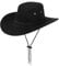 Cowboy Hat Black Sun Cap Faux Felt Leather Suede Fancy Dress Party Cowgirl Costume Outfit Western Travel Outdoor Sun Protection Mens Womens
