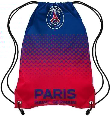FOCO Offizielles Lizenzprodukt Paris Saint-Germain FC Fade-Fußball-Sporttasche mit Kordelzug