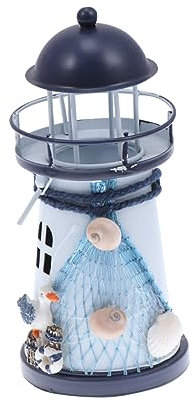 MAGICLULU Mediterraner Eisenkunst Kerzenständer Teelichthalter Seevogel Stil Dekoration Für Party Und Zuhause