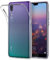 Oprimio Coque transparente pour Huawei P20 [Coque en silicone] [%100 % transparent] [Matériau allemand] [Ultra fin] Coque de protection transparente pour Huawei P20