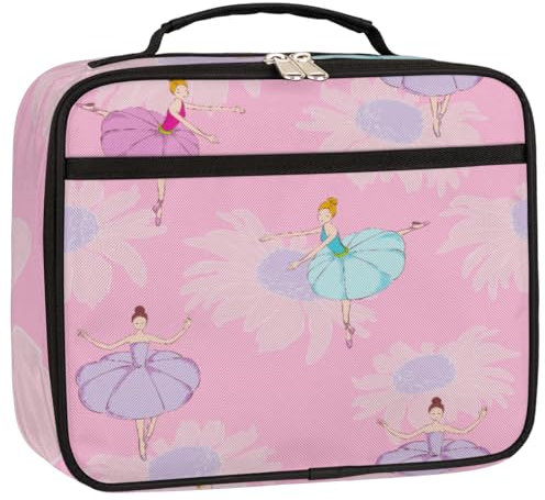 GeMeFv Lonchera térmica con diseño de gato negro y gatito para viajes, pícnic, trabajo