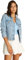 Tommy Jeans Femme Classic Trucker Jacket Bi8110 Dw0dw20123 Veste Camionneur, Denim (Denim Light), M EU