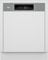 Beko BDSN36461XC bPRO 500 Einbau-Geschirrspüler teilintegriert 60 cm, für 14 Maßgedecke, 3 Spülebenen, 5 Temperaturen, 6 Programme, halbe Beladung, automatische Türöffnung, CornerIntense