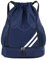 kingsea Mode Sport Rucksäcke, Turnbeutel mit Kordelzug, Wasserdicht Turnbeutel und Breit Kordelzug, Basketball Fussballtasche Rucksack Beutel mit Außentasche, Dunkelblau