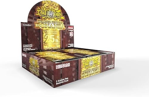 kompatibel für YuGiOh! Quarter Century Bonanza Display Box - DEUTSCH - 24 Booster 1.Auflage NEU & OVP! YGO