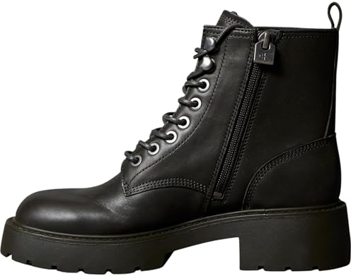 Calvin Klein Donna Stivali Mezza Gamba Chunky Lace Up con Zip