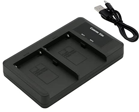 Vsdampj Chargeur de batterie compatible avec Sony Fit P/N : BC-V61, BC-VM10, BC-VM50, NP-F330, NP-F530, NP-F550, NP-F570, NP-F730, NP-F750, NP-F770, NP-F774