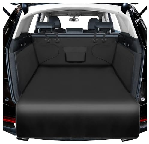 WZLCDGJJ Auto Kofferraum Schutzmatte, für Mitsubishi Space Star 2013-2024, Schwarz, Wasserdicht, Kratzfest, Hundedecke, Auto Kofferraum Schutzmatte