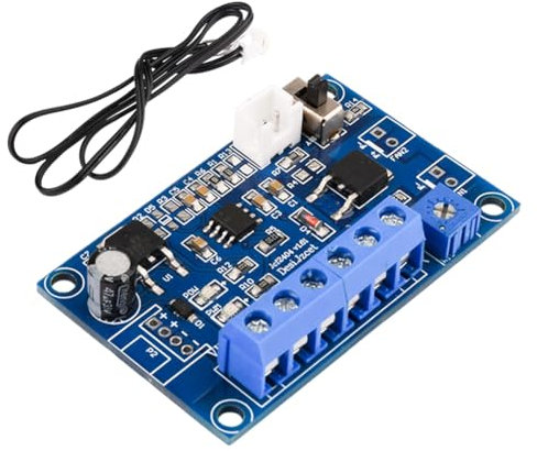 casstaly DC 12V 24V 4A Lüfter Temperaturregelung 2/3/4 Kabel Chassis Lüfter Drehzahlregelungsmodul PWM Thermostat Drehzahlregler