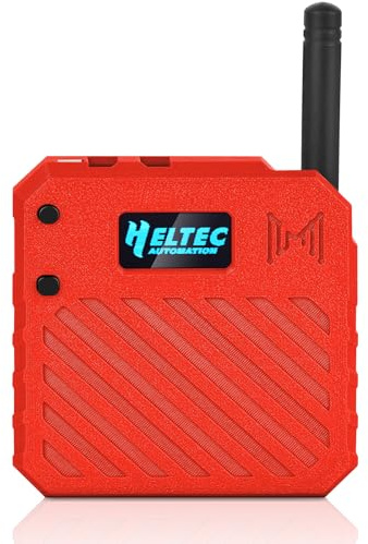 1Pack ESP32 for Heltec V3 Case LoRa Development Board Meshtastic Case | with Antenna Port and Type-C Interface (N33,Red)