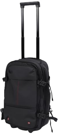 GOWENIC Vakuum-Rucksack mit Rollen, 25/30/60 L, Erweiterbarer Trolley-Rucksack für Reisen, Nass-Trocken-Trennung, Handgepäck für Geschäftsreisen