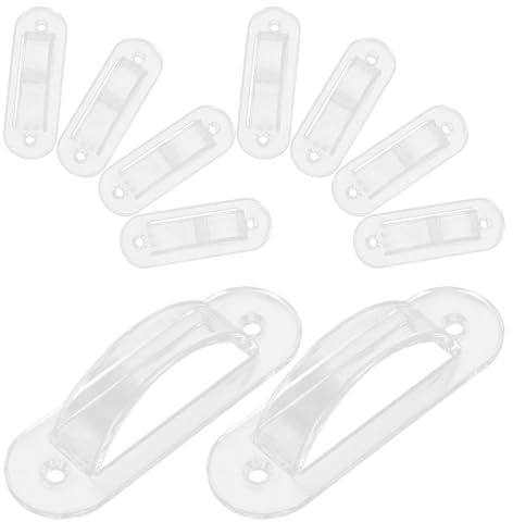 CONGARTENO 10 Pièces Caches Interrupteurs Transparent Protection Sécurité Garçon Fille Plaques Murales Décoratives pour Chambre Bureau Cuisine
