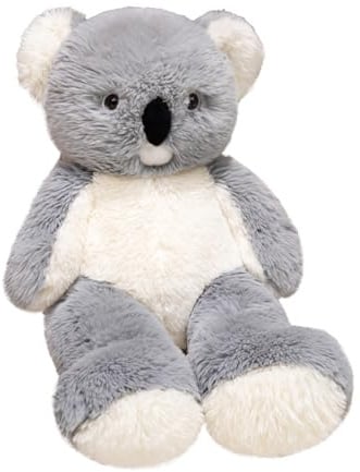JORCEDI XXL Koala PlüSchtier, Gewichtskuscheltier FüR Erwachsene Und Kinder, 2.3kg Gewicht Kuscheltier, Flauschiger Stofftier Zum Spielen, KoalabäR Kuscheltier FüR Kinder Und Erwachsene (80cm,kaola)