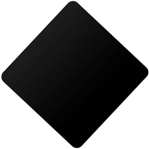 VALICLUD Leicht zu Reinigendem Material Acrylglasplatte als Hintergrundtafel für Produktfotografie Schwarze mit Reflektierender Oberfläche für Kleine Gegenstände