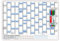 XXL Wandkalender DIN B1 2025 blau, nass abwischbar inkl. Stifteset Format 100 x 70cm Jahresplaner Wandplaner gerollt