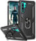 LeYi per Cover Huawei P30 Pro/P30 Pro New Edition,Custodia 360° Girevole Regolabile Ring Armor Bumper TPU Case Magnetica Supporto Smartphone Silicone Custodie Nero