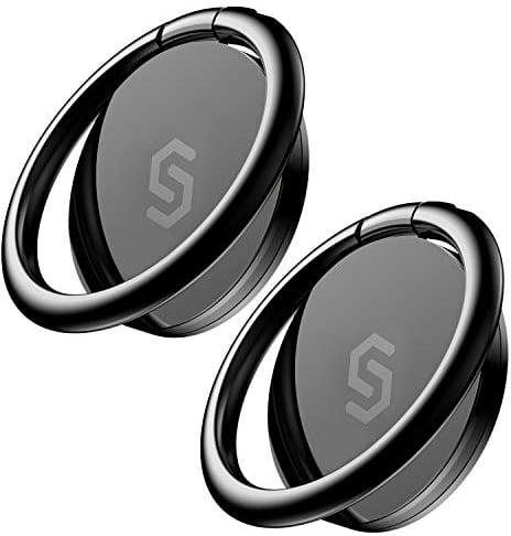 Syncwire Anello Supporto Ring Cellulare - 2 Pack Universale Cellulari Anello Metallico Rotazione 360° Telefono Ring Holder per iPhone 14/13/12/11 Pro Max X/XS, XR, 8 7 6s Plus, Galaxy, Huawei, Xiaomi
