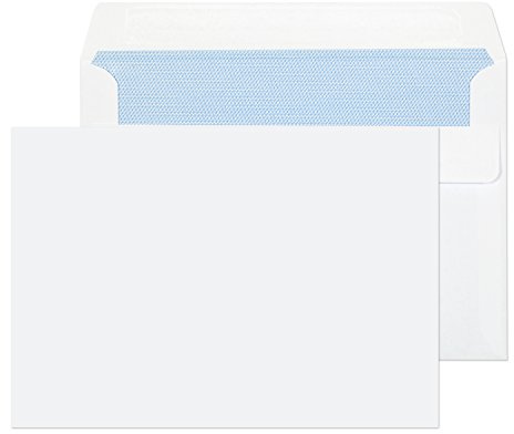 Blake Everyday | Briefumschläge C6 (114 x 162 mm) | 500 Stück | 90 g/m² | PEFC-zertifiziert | selbstklebend Weiße Umschläge | Bürobedarf | Geschäftsumschläge/Briefumschläg/Kuvert in Weiß (2602/500)