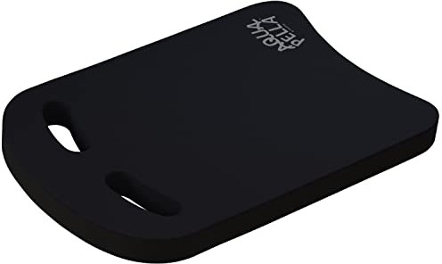 Aquapella Swimming Kickboard - One Size Fits All - A Great Training Aid for Children and Adults (Black)