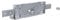 PREFER - Serratura centrale per serranda con chiave punzonata, catenacci con perni smontati - Cilindro tondo con chiave punzonata - Sporgenza cilindro mm. 5,5-156 l x 55,4 h x 15,5 p mm
