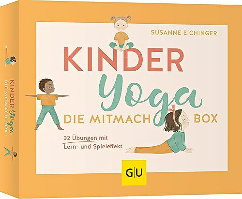 Kinderyoga – Die Mitmach-Box: 32 Übungen mit Lern- und Spieleffekt (GU Buch plus Körper, Geist & Seele)
