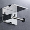 Youyijia Toilet Roll Holder Chrome Toilet Paper Stand Storage Wall Mounted Toilet Roll Holders Bathroom Kitchen Accessories with Phone Shelf