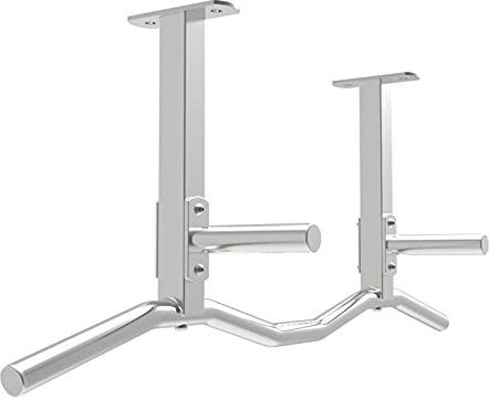 NENGGE Klimmzugstange Decke Hängend I Workout Station I Premium Klimmzugstange I Innovative Fitnessgeräte Befestigung I Pull Up Bar für Wand oder Decke I Bis 300kg I Reckstange,Stainless Steel,B