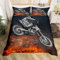 3D Dirt Bike Drucken Bettwäsche Set 155x220cm Kinder Jungen Trösterbezug für Jugend Teens Motocross Fahrer Extremsport Motorrad Bettbezug Set Weiche Mikrofaser Bettwäsche mit Reißverschluss