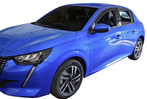 J&J AUTOMOTIVE | Windabweiser Passend Für Corsa F ab 2019, Heko Regenabweiser, Getönt, Set 2-Teilig, Vorne, Aerodynamisch
