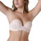 Wonderbra Damen Refined Glamour Ultimate Strapless trägerloser BH mit Spitze starker Halt Push-Up , Strapless-BHpearl beige, 75B