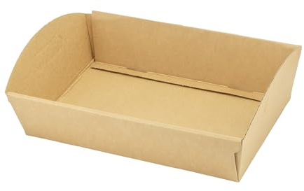 IMBALLAGGI 2000-1 Cesto Natalizio Gastronomico Vuoto con Manici 40x30x14,5cm, Cestini Scatole Cartone Mono Onda Liscio Avana Ideali come Ceste Alimentari Portaoggetti, Cesti Natalizi e Pacchi Regalo