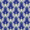 HEKO PANELS Oxford Wasserdichte Meterware Canvas-Stoff Polyester Zum Nähen Dekostoffe Wasserabweisend Blickdicht Störche Ornamenten 2 Meter 155 x 200 cm